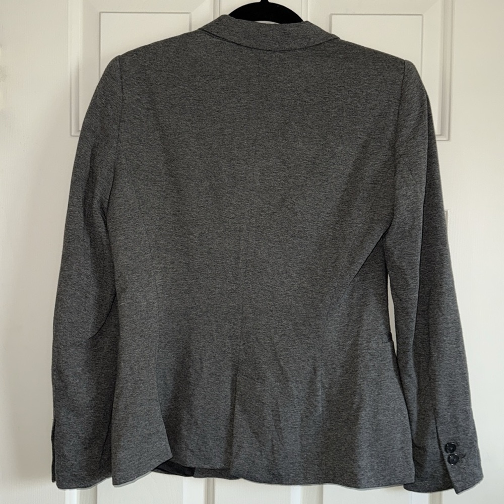 Zara Basic Gray Fully Lined Knit Blazer - image 3